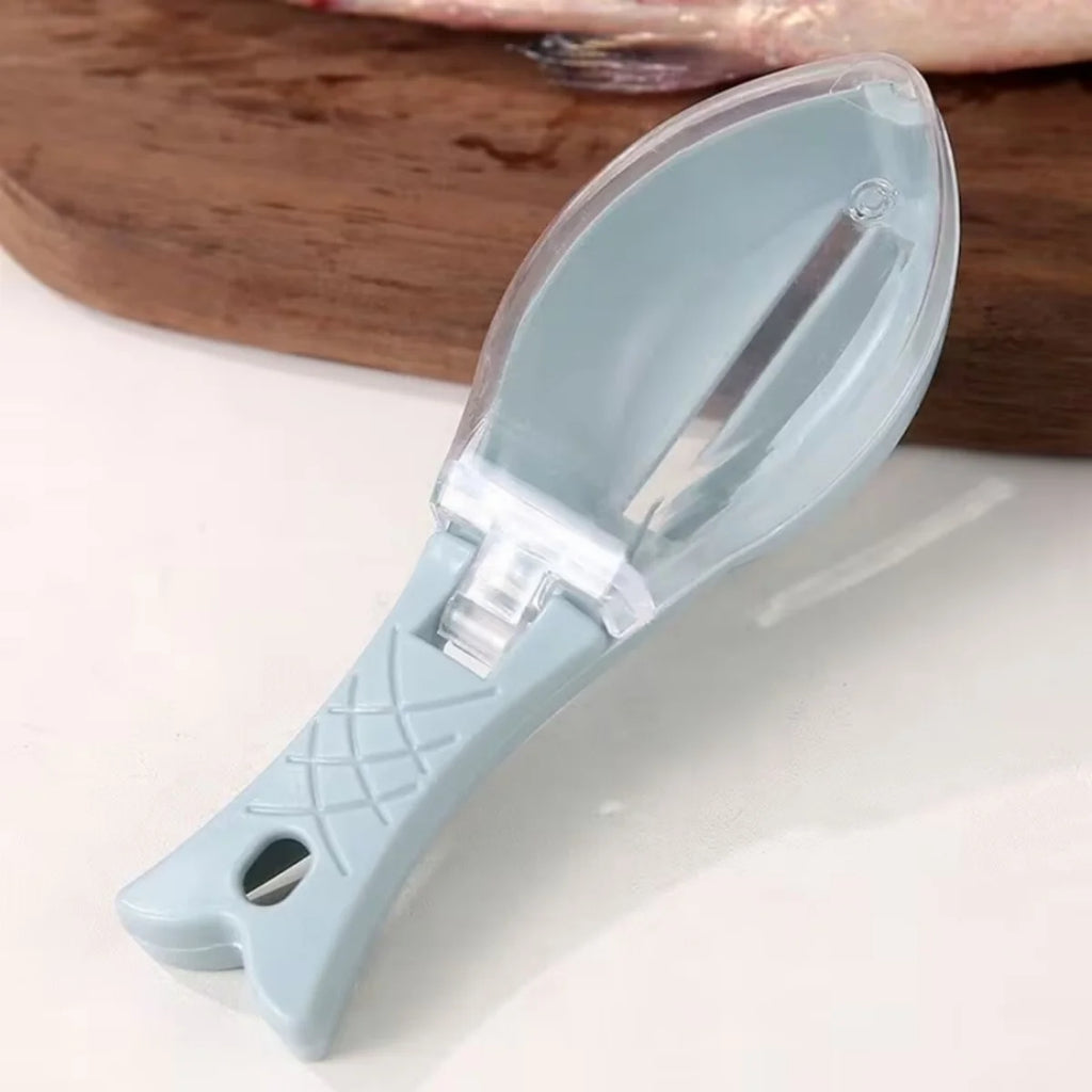 Fish Scales Graters Scraper Fish Cleaning Tool Scraping Scales Device with Cover Home Kitchen Cooking Fishing Tool Pesca Tackle
