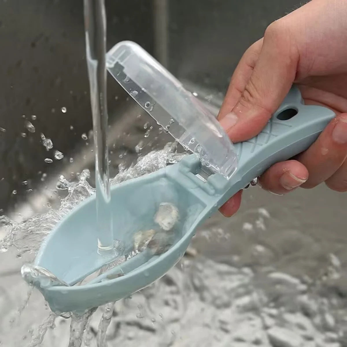 Fish Scales Graters Scraper Fish Cleaning Tool Scraping Scales Device with Cover Home Kitchen Cooking Fishing Tool Pesca Tackle