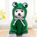New Dog Hoodie Clothes Cute Design Sweater Coat Carrot  Frog Shape Warm Fleece Outdoor Pet Outfit Outerwear for Dogs Puppy